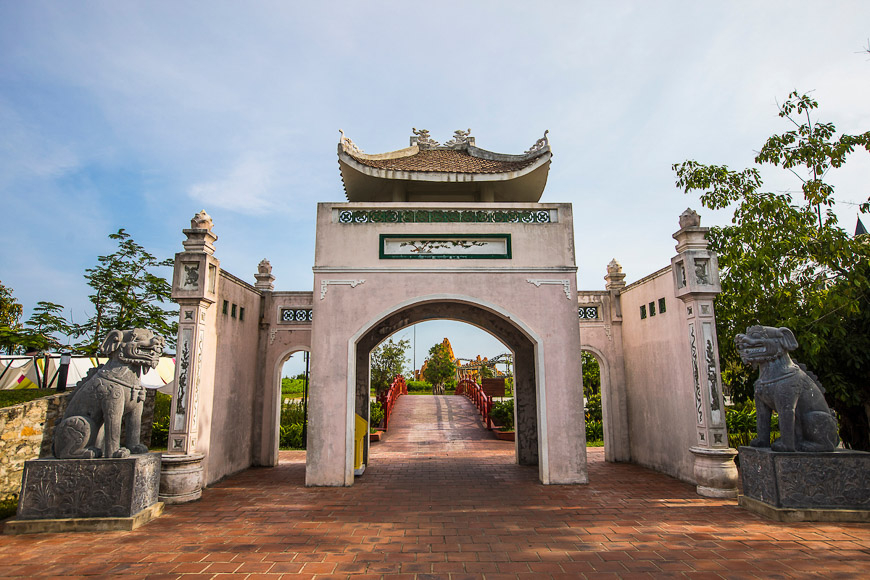 architecture in VinWonders Hoi An