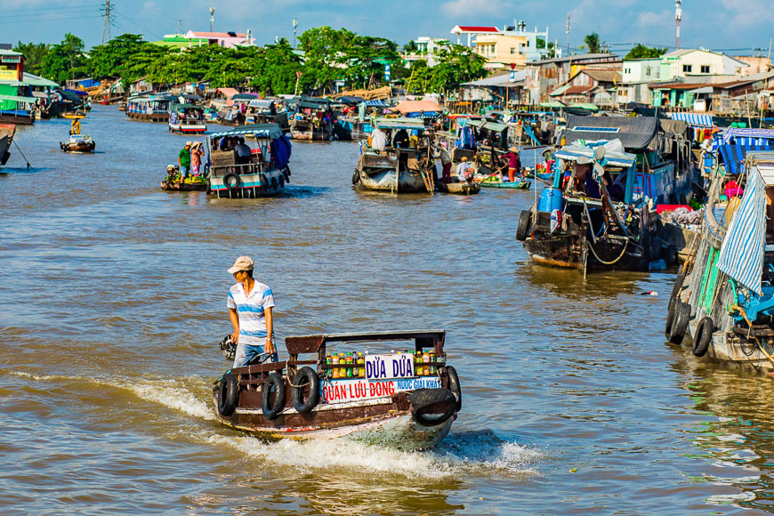 can tho floating market